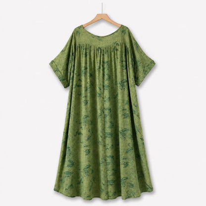 Midikleid „Botanical Breeze“ - Grün - 5XL - image 0