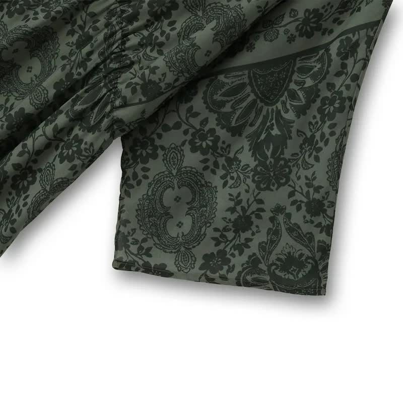 Vintage-Midikleid mit Blumenmuster - image 3