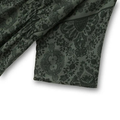 Vintage-Midikleid mit Blumenmuster - image 3
