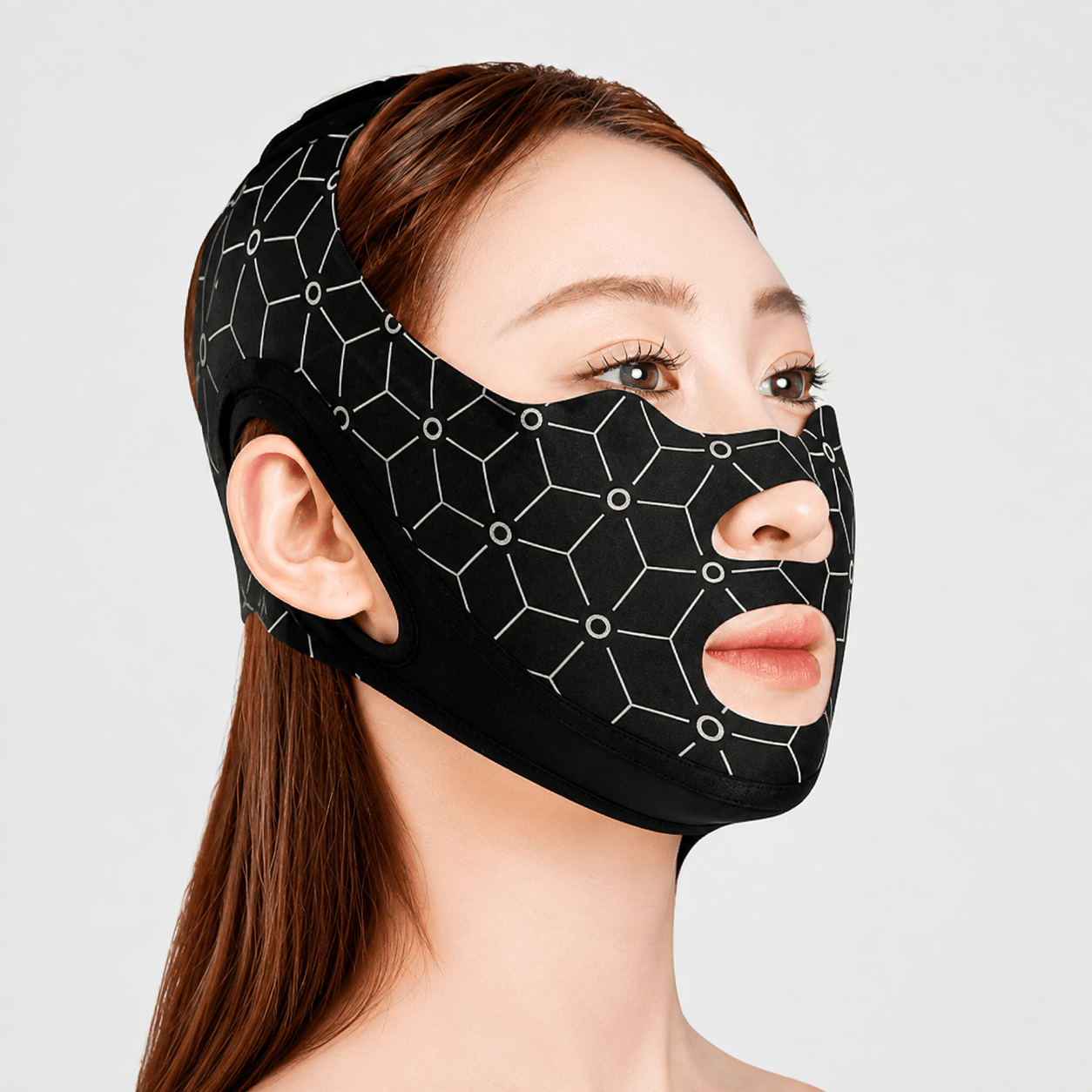 Gesichtsstützende Wickelbandage mit V-förmiger Kontur - image 5
