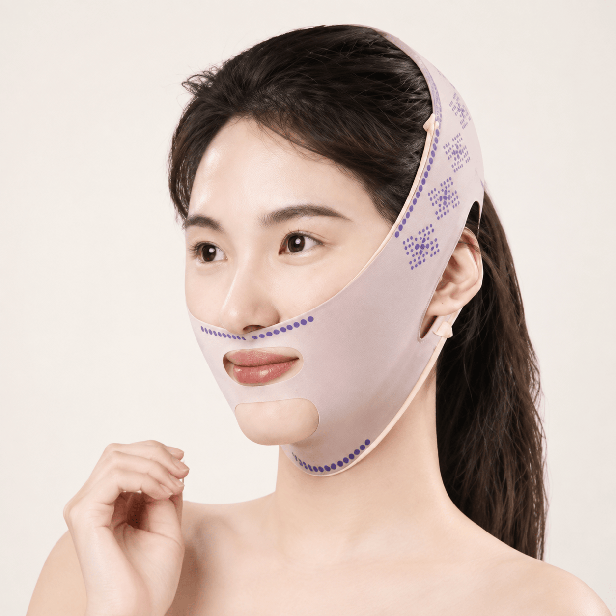 Gesichtsstützende Wickelbandage mit V-förmiger Kontur - 2.0 - Einheitsgröße - image 2