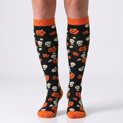 Lustige Halloween-Kompressionsstrümpfe (4 Paar) - image 3
