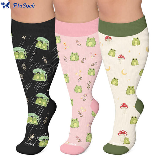 Kompressionsstrümpfe von Mushroom Frog in Übergröße - image 0