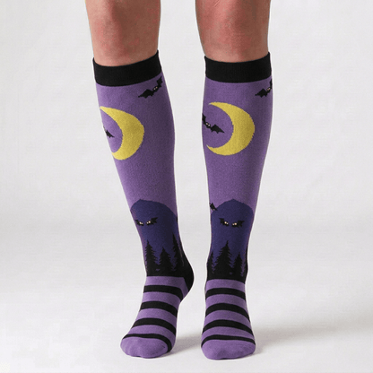 Lustige Halloween-Kompressionsstrümpfe (6 Paar) - image 5