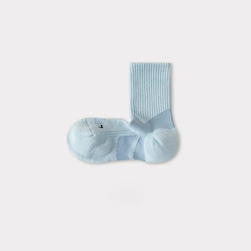 Atmungsaktive Kompressionsstrümpfe mit Fußgewölbeunterstützung (5 Paar) - Blau - EU35-40 (US2-7) - image 5
