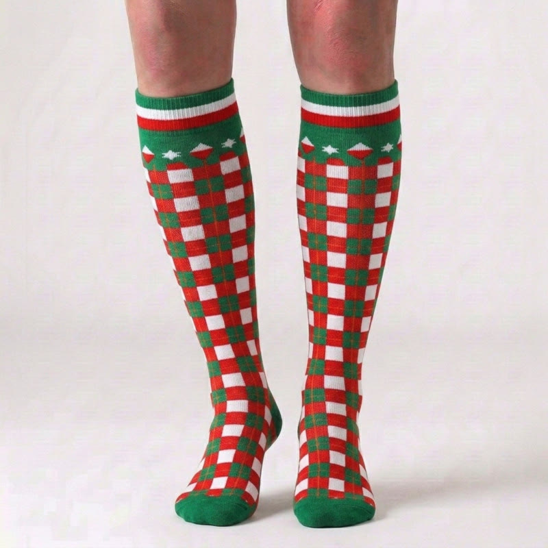 Kompressionsstrümpfe mit süßem Weihnachtsmuster (6 Paar) - image 4