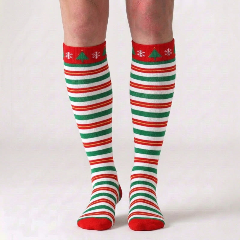 Kompressionsstrümpfe mit süßem Weihnachtsmuster (6 Paar) - image 3