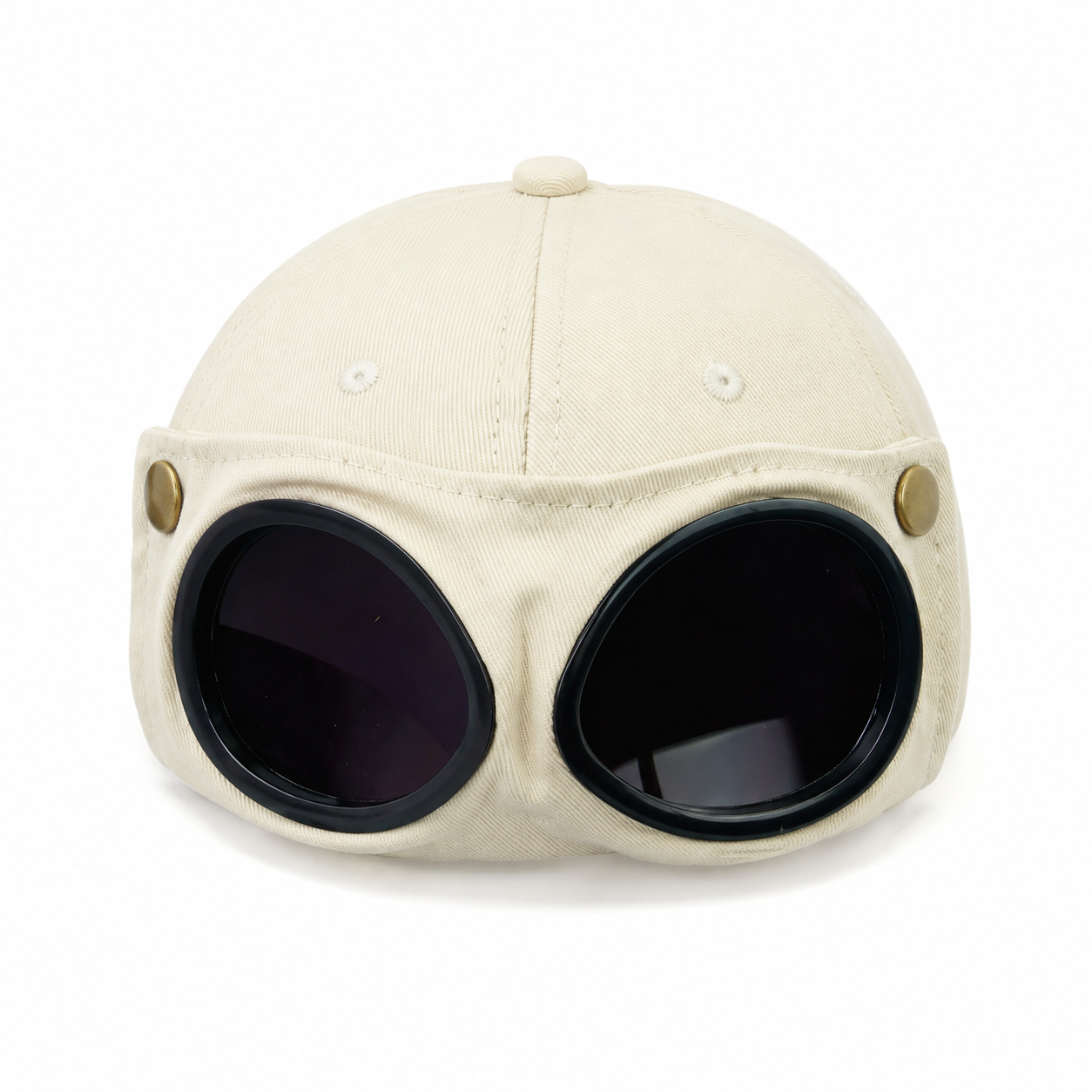 Vintage-Brille im Streetwear-Stil - Beige - Einheitsgröße - image 8