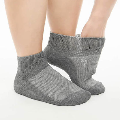 Atmungsaktive, gepolsterte Knöchelsocken (5 Paar) - Dunkelgrau - EU40-44(7-10) - image 5
