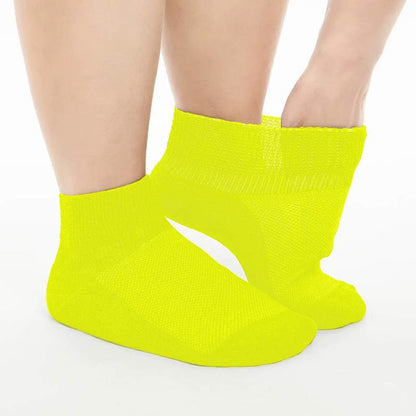 Atmungsaktive, gepolsterte Knöchelsocken (5 Paar) - Gelb - EU40-44(7-10) - image 8