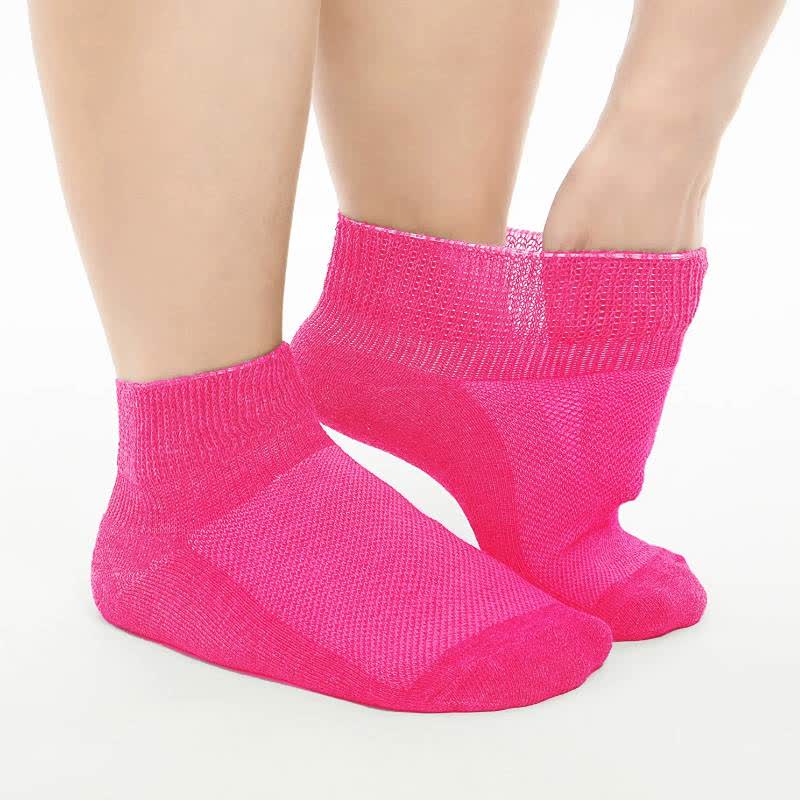 Atmungsaktive, gepolsterte Knöchelsocken (5 Paar) - Rose - EU40-44(7-10) - image 6