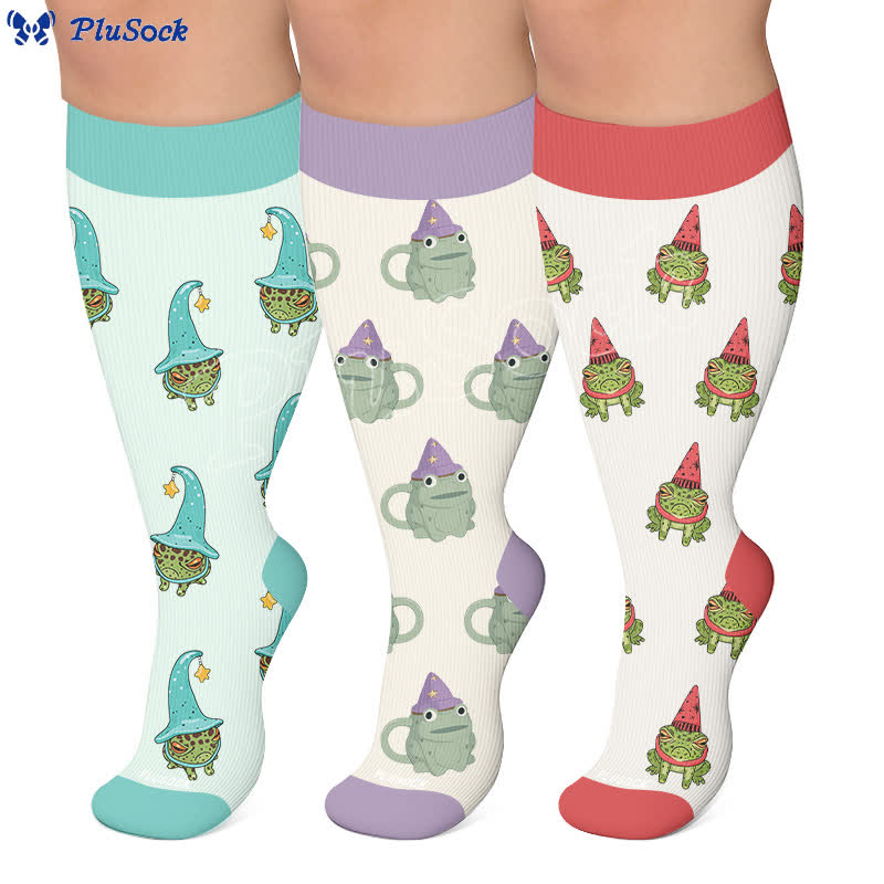 Kompressionsstrümpfe von Frog Wizard in Übergröße - image 0