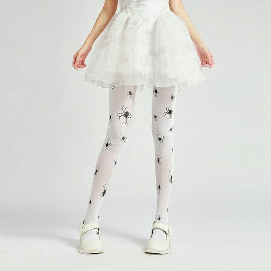 Halloween-Strumpfhose mit Spinnenmuster - image 0