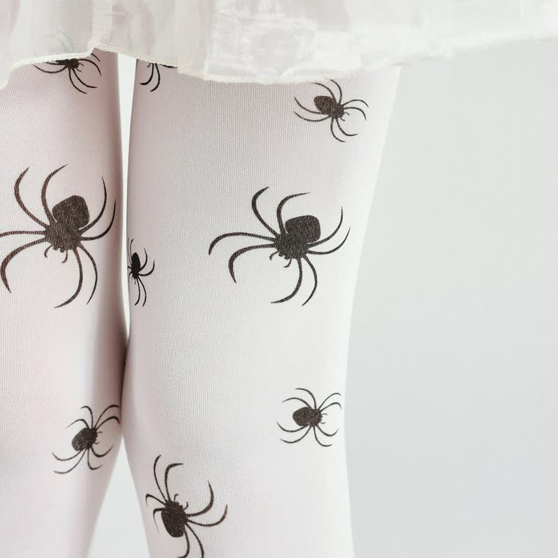 Halloween-Strumpfhose mit Spinnenmuster - image 4