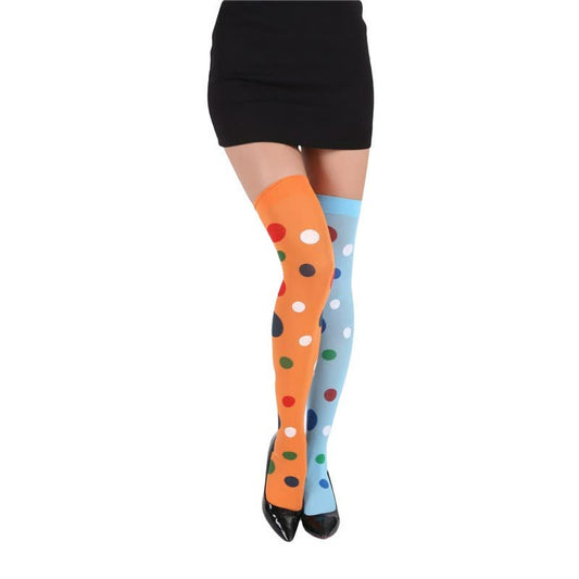 Halloween-Streifenstrümpfe mit Herzchenmuster (2 Paar) - Orange - Einheitsgröße - image 0
