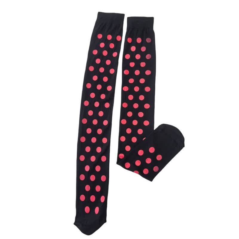 Halloween-Oberschenkelstrümpfe aus transparentem Polka-Dot-Gewebe (3 Paar) - ICH - Einheitsgröße - image 8