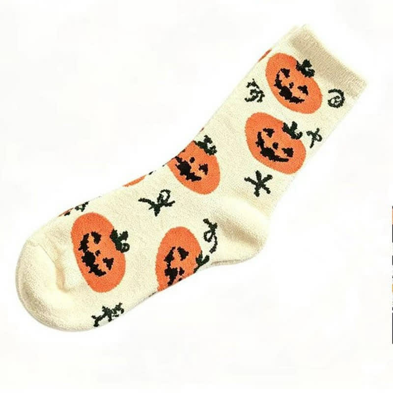 Halloween-Kürbisviertel-Socken (5 Paar) - Aprikose - EU36-40 (US3-7) - image 4