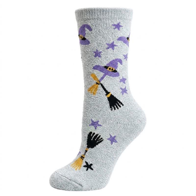 Halloween-Kürbisviertel-Socken (5 Paar) - Grau - EU36-40 (US3-7) - image 3