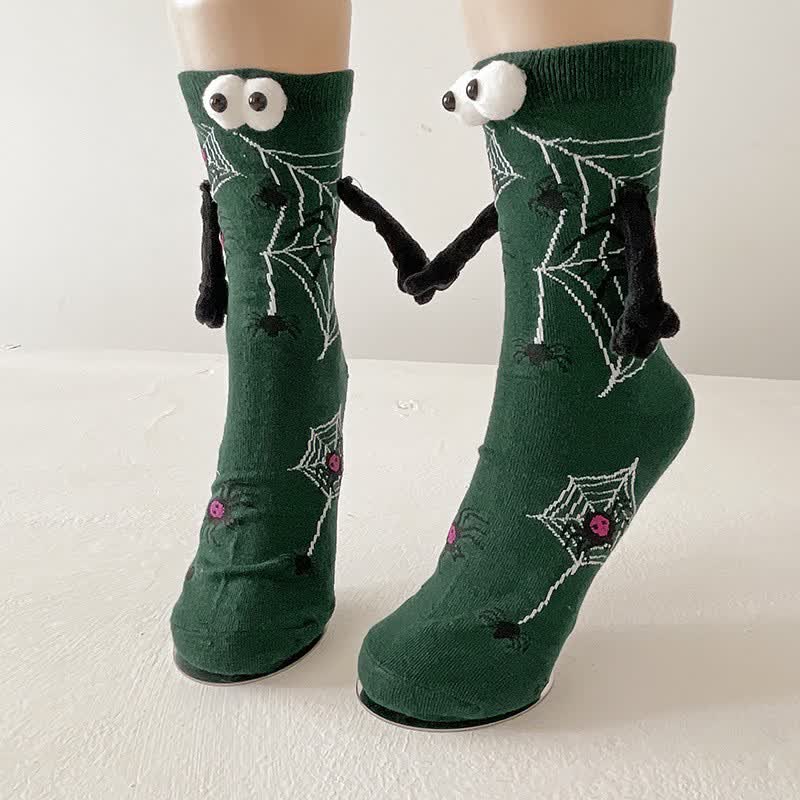 Gruselige 3D-Augen-Halloween-Socken (4 Paar) - H - EU36-43 (US3-9) - image 7