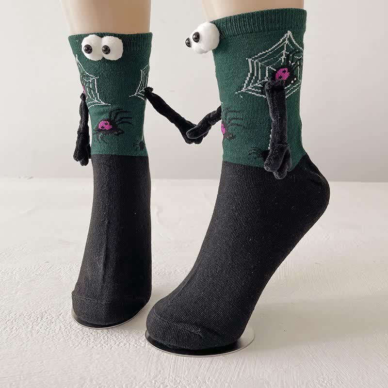 Gruselige 3D-Augen-Halloween-Socken (4 Paar) - G - EU36-43 (US3-9) - image 9