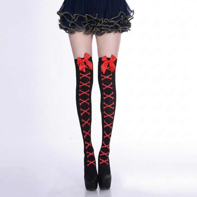 Halloween-Strümpfe mit auffälligem Design (4 Paar) - F - EU36-43 (US3-9) - image 6