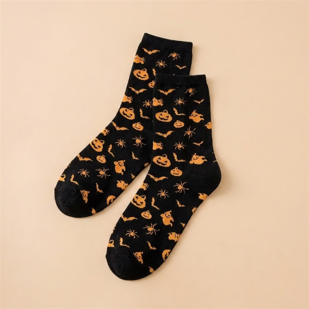 Halloween-Socken mit Viertel-Motiv (6 Paar) - E - EU36-43 (US3-9) - image 5