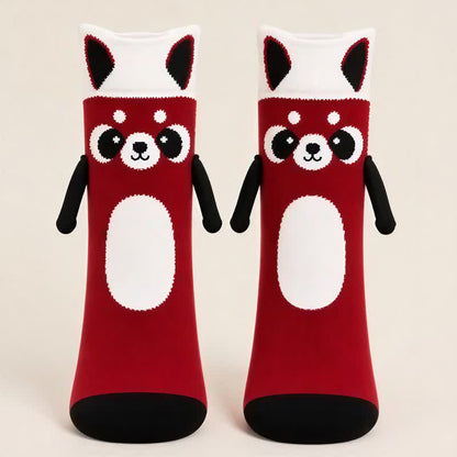 Socken mit Tiermotiven in kuscheliger Handhaltung (2 Paar) - C - EU36-41 (US3-8) - image 3