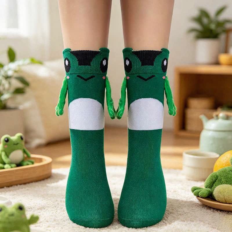 Socken mit Tiermotiven in kuscheliger Handhaltung (2 Paar) - B - EU36-41 (US3-8) - image 2