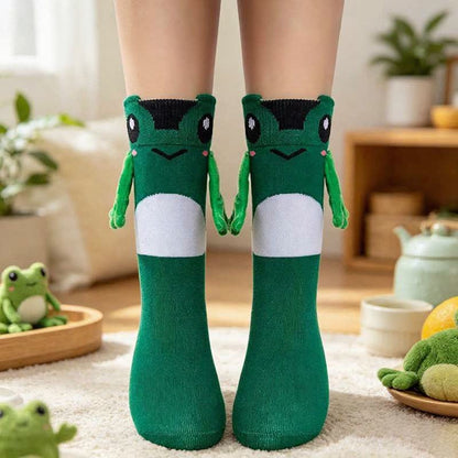 Socken mit Tiermotiven in kuscheliger Handhaltung (2 Paar) - B - EU36-41 (US3-8) - image 2