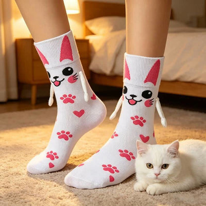 Socken mit Tiermotiven in kuscheliger Handhaltung (2 Paar) - E - EU36-41 (US3-8) - image 5