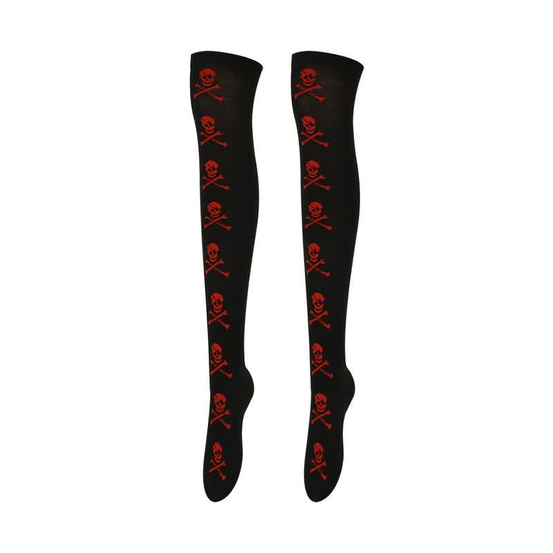 Halloween-Spaß: Overknee-Oberschenkelsocken (4 Paar) - B - EU36-43 (US3-9) - image 2