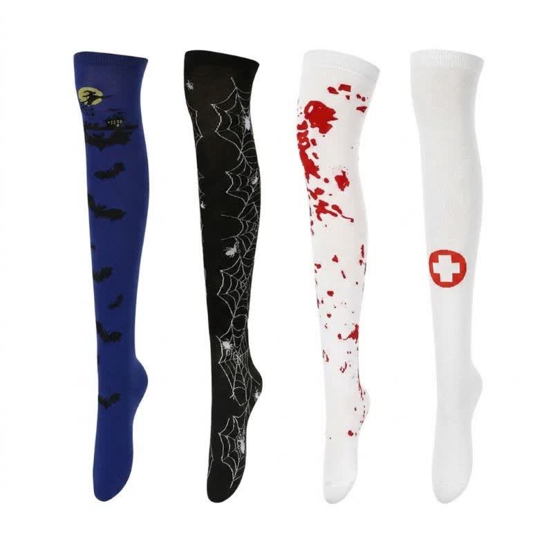 Halloween-Kniestrümpfe (6 Paar) - image 0