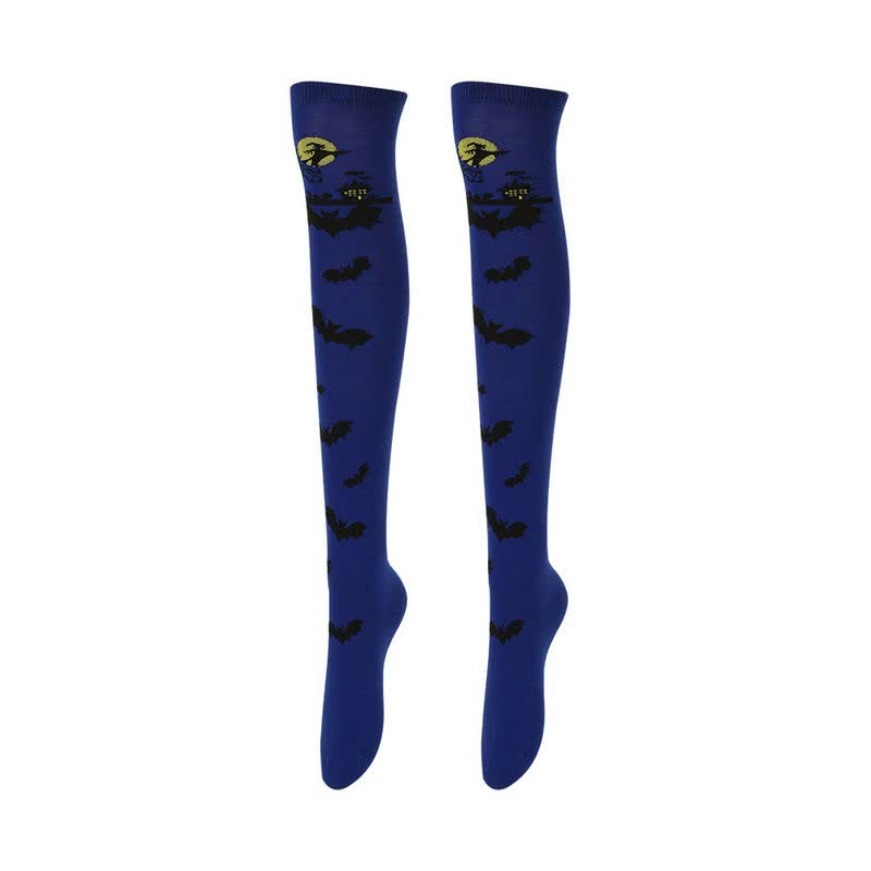 Halloween-Kniestrümpfe (6 Paar) - A - EU36-43 (US3-9) - image 1