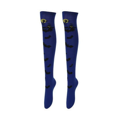 Halloween-Kniestrümpfe (6 Paar) - A - EU36-43 (US3-9) - image 1