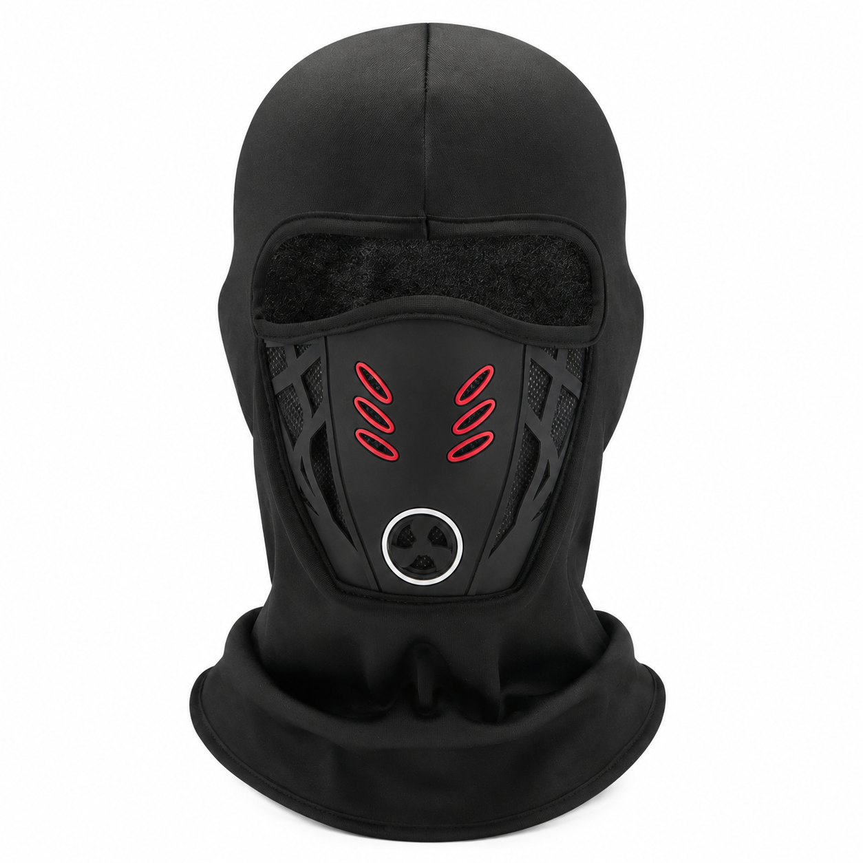 Taktische, winddichte Fleece-Gesichtsmaske - Rot - Einheitsgröße - image 0