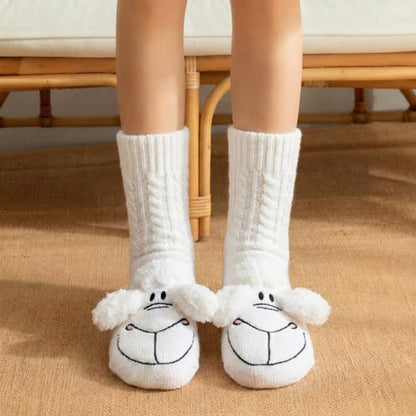 Weiße Stricksocken aus Schafwolle - Weiß - EU36-40 (US3-7) - image 0