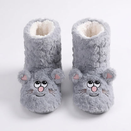 Rosa Katzenkopf-Socken zum Flauschen - image 7