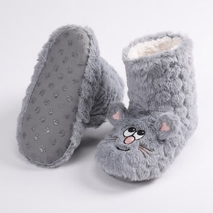 Rosa Katzenkopf-Socken zum Flauschen - image 9