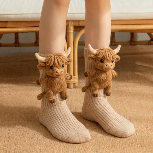 Capybara mit Ente 3D Tierhausschuhe Socken - Kamel - EU43-45 (US9-11) - image 0