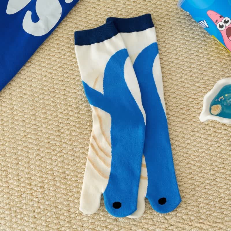 Japanische Tabi-Socken mit niedlichen Tiermotiven und geteilter Zehenpartie (4 Paar) - image 5