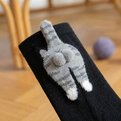 Niedliche Katzen-Viertelsocken (3 Paar) - image 3