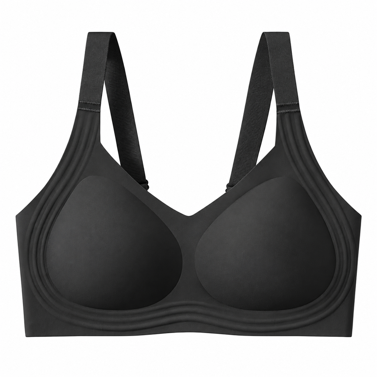 Kabelloser Komfort-BH für jeden Tag - Schwarz - 6XL - image 11