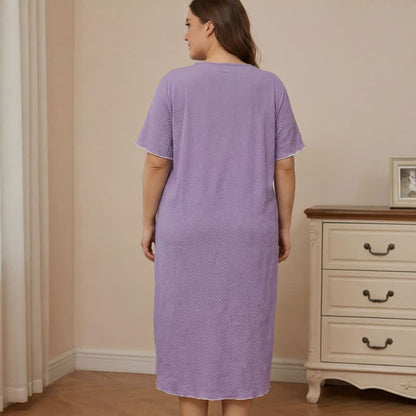 Lavendelfarbenes Nachthemd aus Spitze, Loungewear - image 3