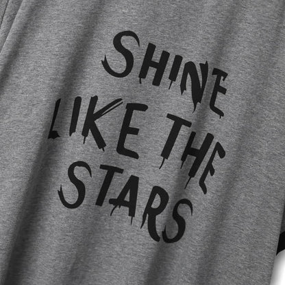 Set aus T-Shirt und bedrucktem Rock „Shine Like the Stars“ - image 3