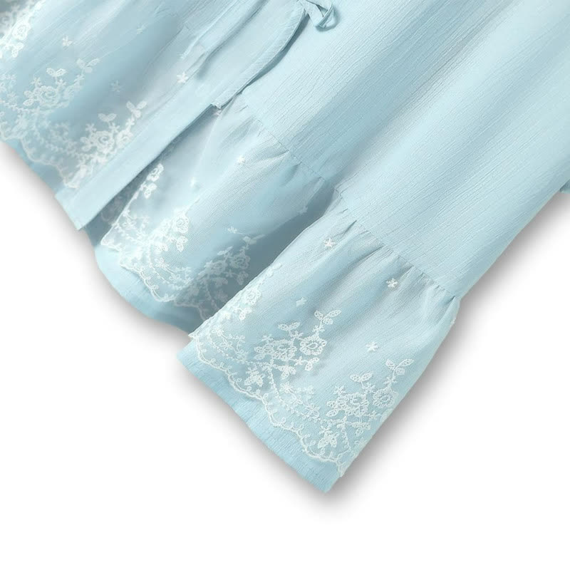 Bluse mit Schleife in Übergröße - image 4