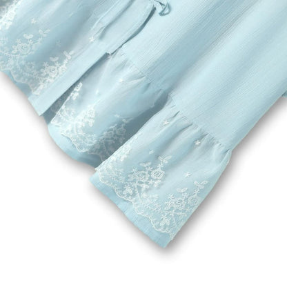 Bluse mit Schleife in Übergröße - image 4
