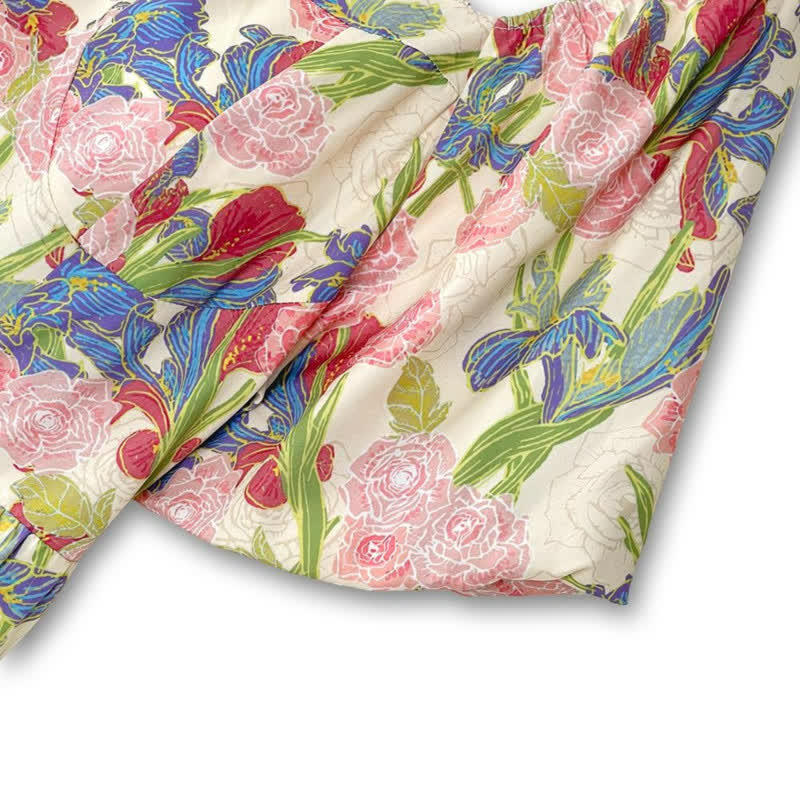Plus Size Blumen-Midikleid - image 7