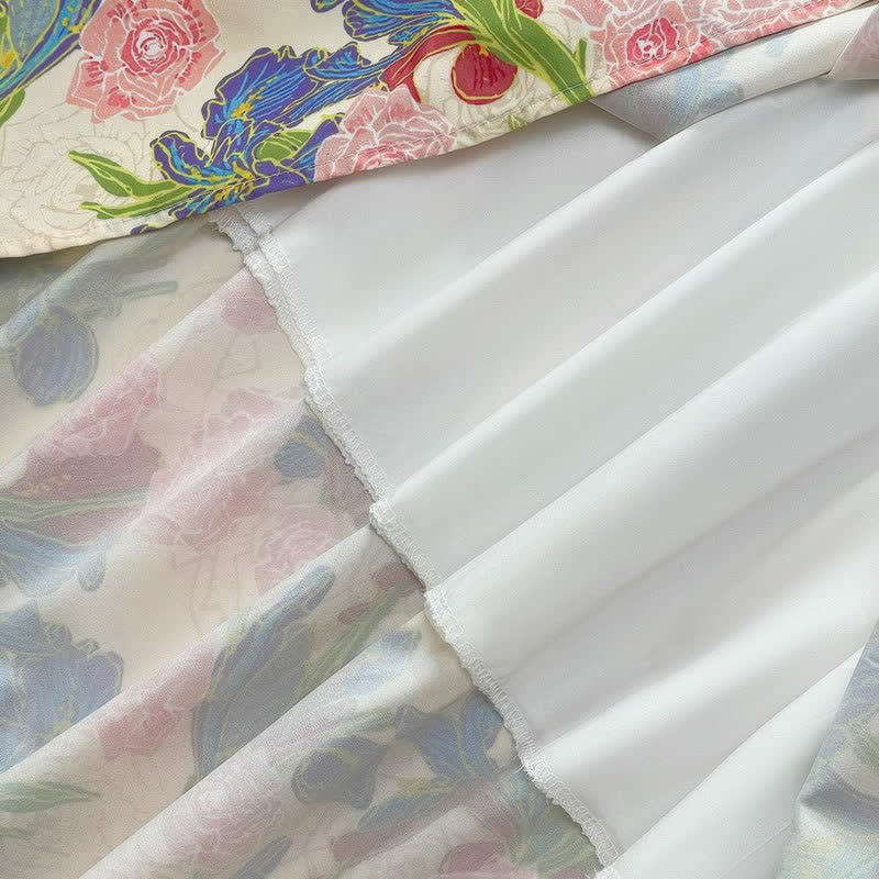 Plus Size Blumen-Midikleid - image 5