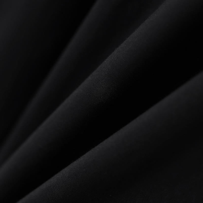 Bluse in Übergröße mit Knopfleiste und V-Ausschnitt aus Baumwollmischgewebe - image 6
