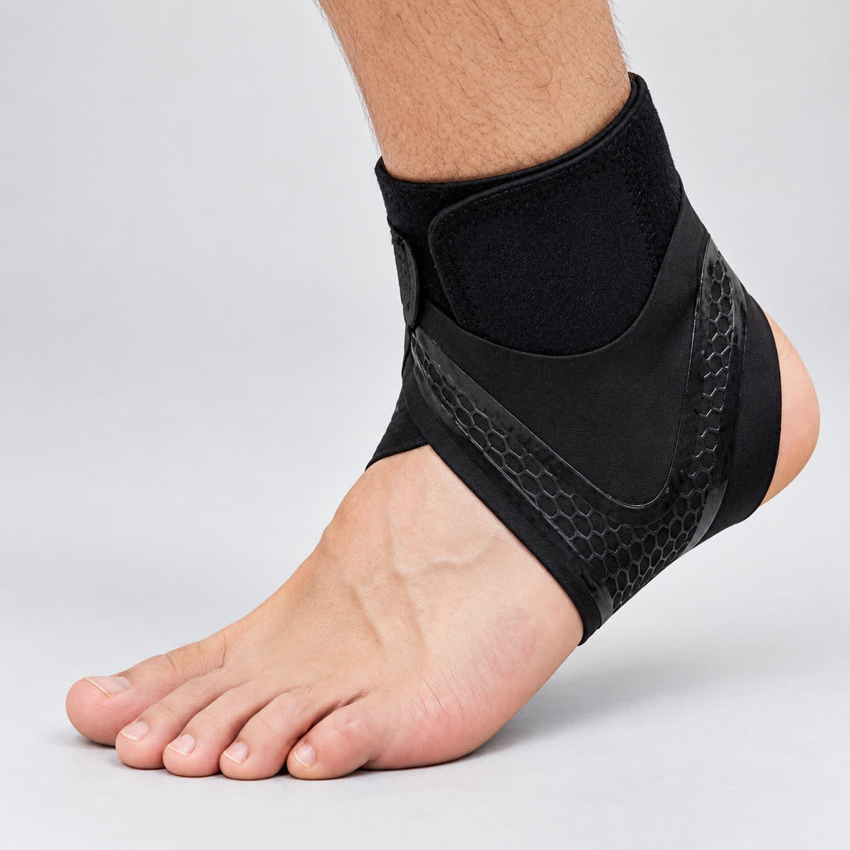 Atmungsaktive Strick-Kompressions-Knöchelbandage - Schwarz - Einheitsgröße - image 0